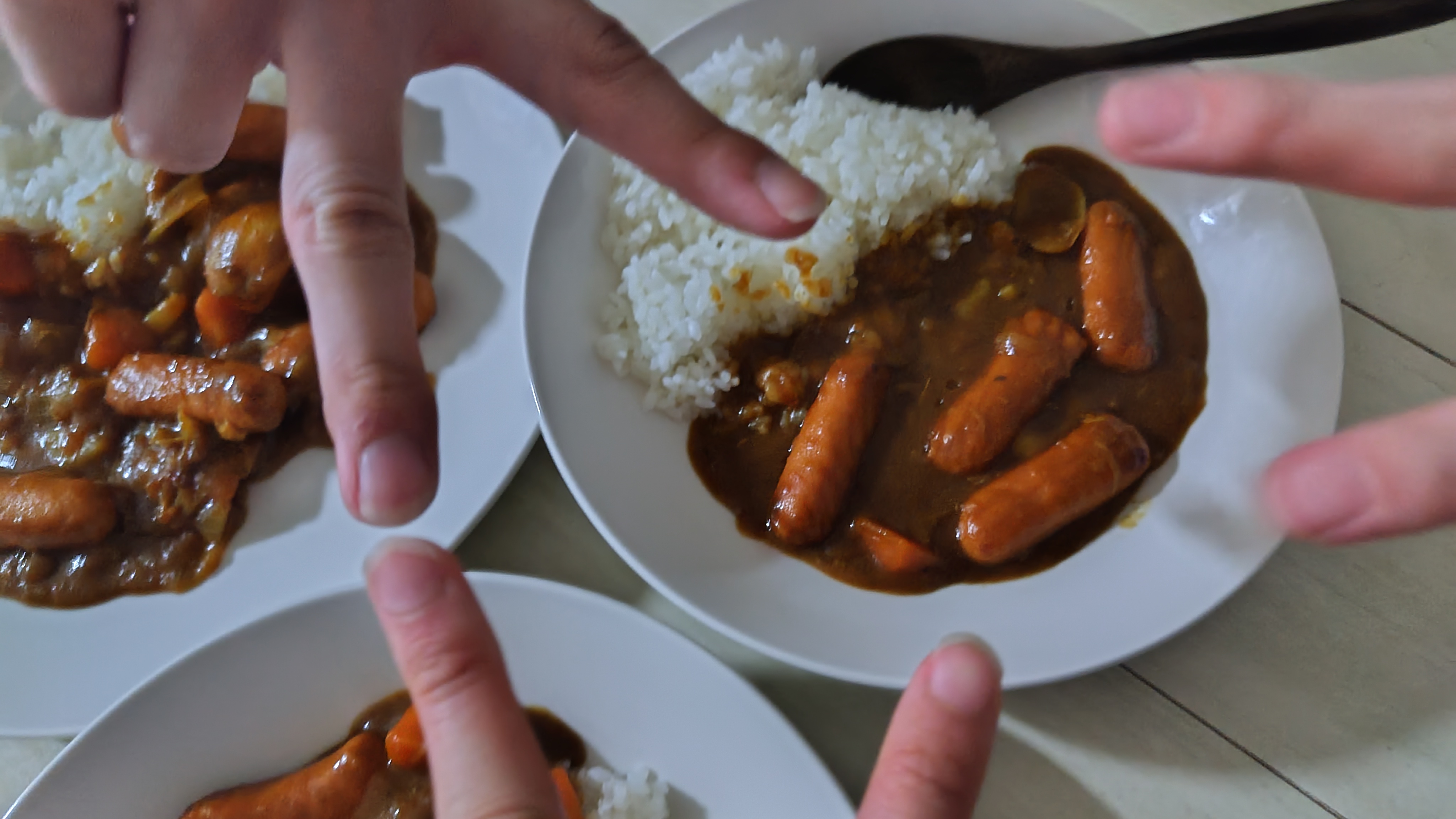 maquinさんが作ってくれたカレー